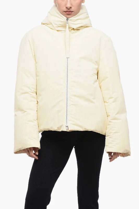 Jil Sander Hooded Oversized Down Jacket