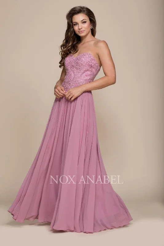 Long Strapless Sweetheart Corset Back Prom Dress Sale