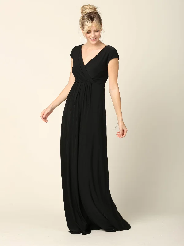 Mother of the Bride V Neck Long Formal  Dress Sale