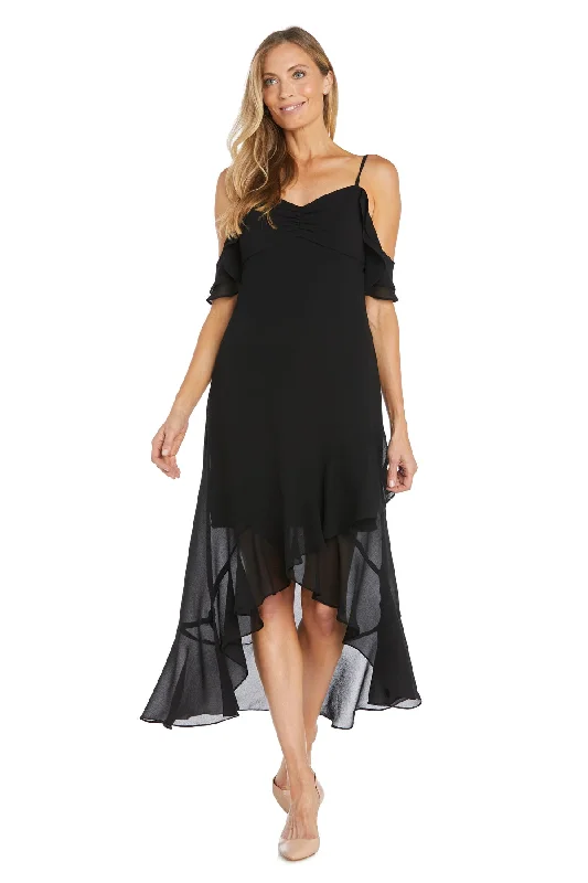 R&M Richards 6170 High Low Ruffle Formal Dress