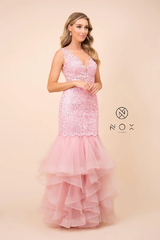 Long Prom Dress Formal Mermaid Evening Gown