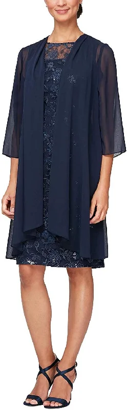 Alex Evenings AE82171013 Short Mother of the Bride Dress