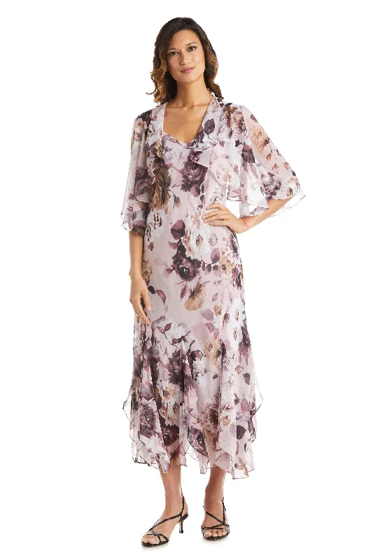 R&M Richards 7915 Long Two Piece Floral Jacket Dress Sale