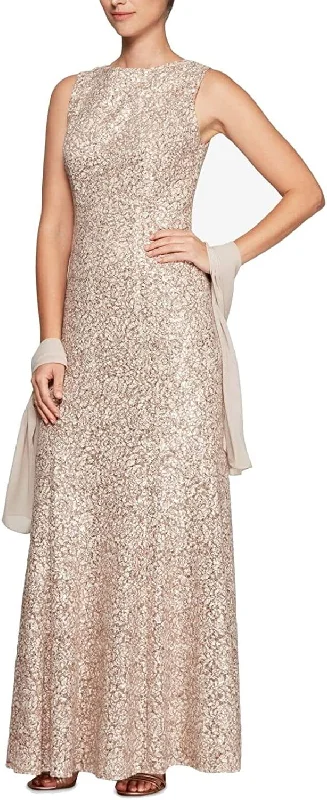 Alex Evenings AE1121979 Long Sleeveless Formal Dress