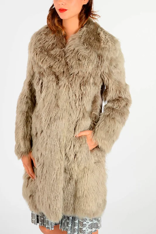 Maison Margiela MM1 Alpaca Real Fur Coat