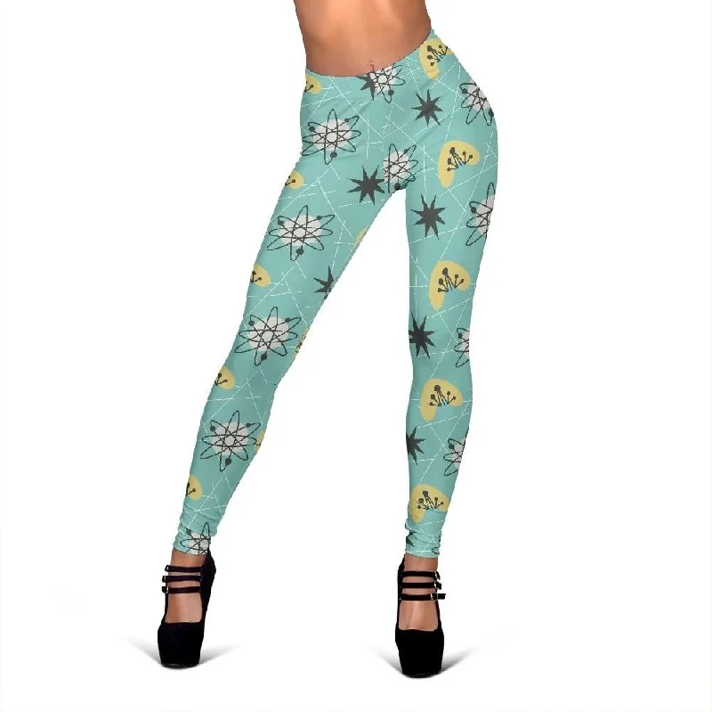 Atom Science Print Pattern Women Leggings