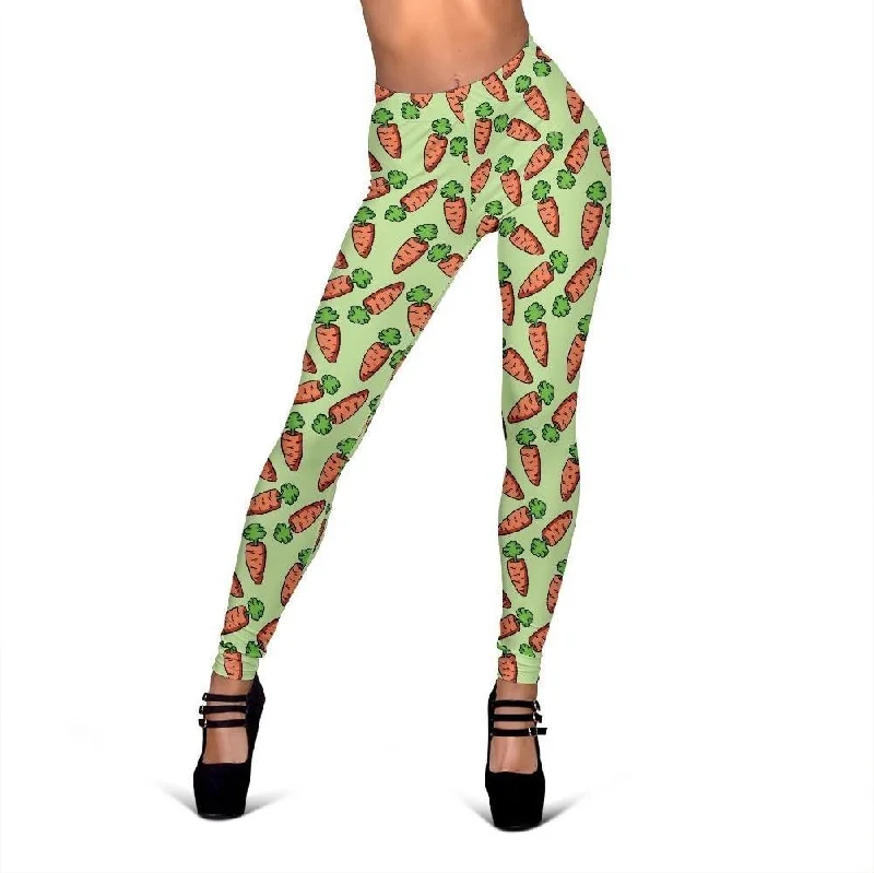 Carrot Print Pattern Women Leggings