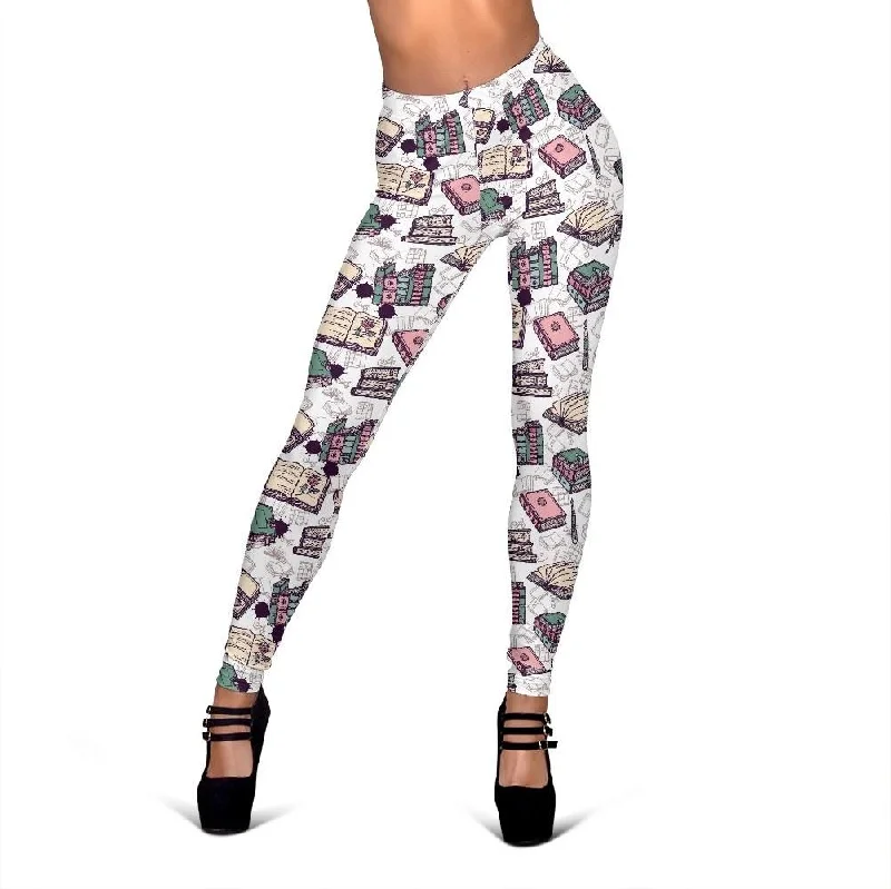 Library Librarian Book Lover Pattern Print Women Leggings