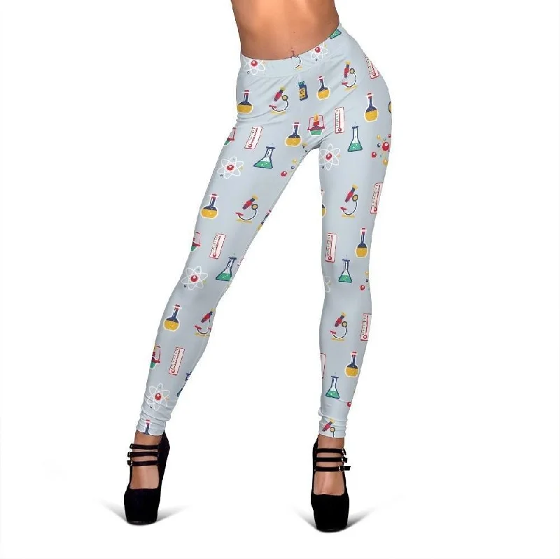 Pattern Print Chemistry Science Women Leggings