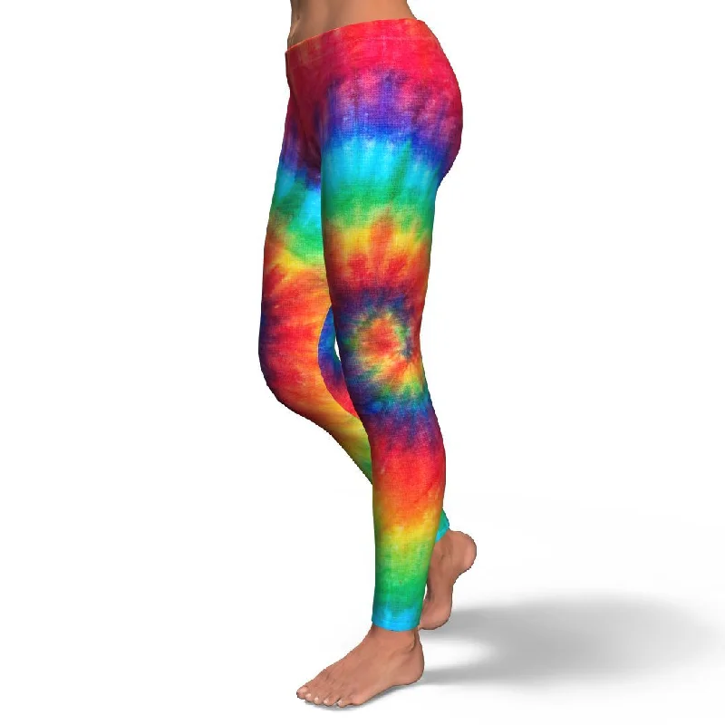 Pattern Print Tie Dye Pattern Women Leggings