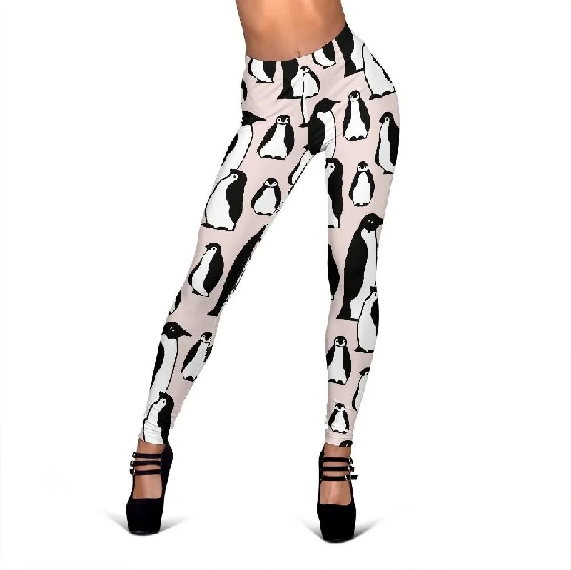 Penguin Print Pattern Women Leggings