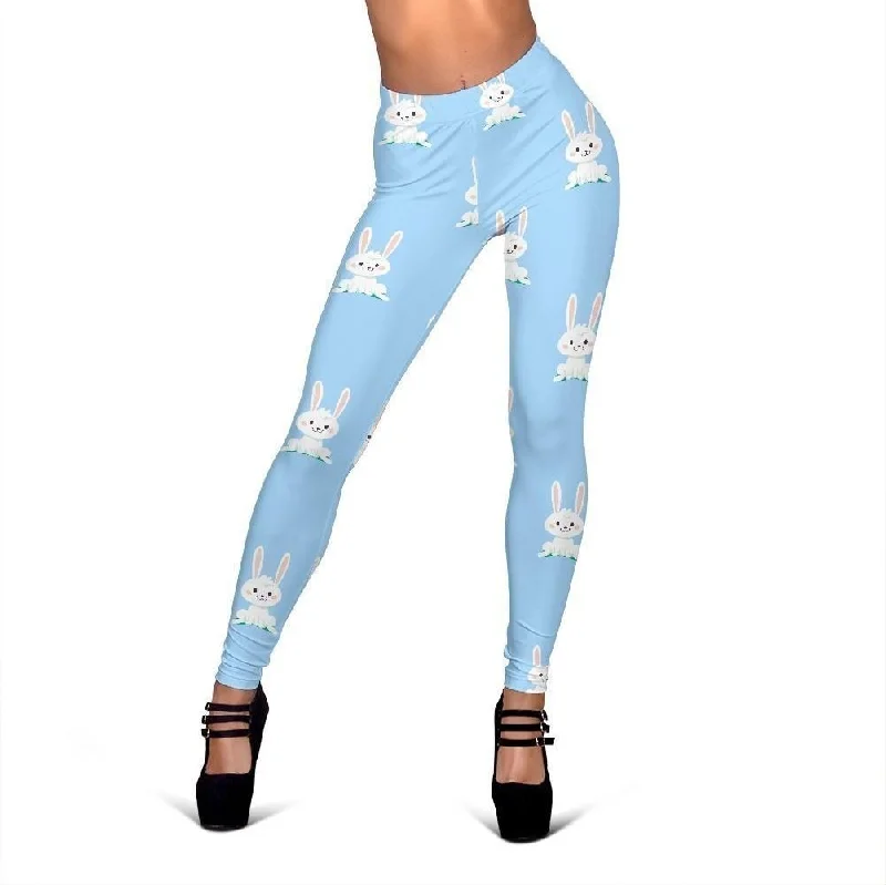 Rabbit Bunny Print Pattern Women Leggings