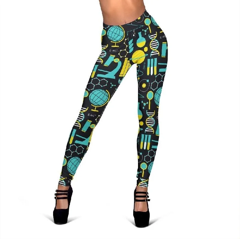 Science Chemistry Print Pattern Women Leggings