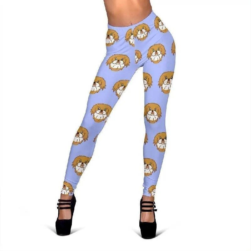 Shih Tzu Dog Print Pattern Women Leggings