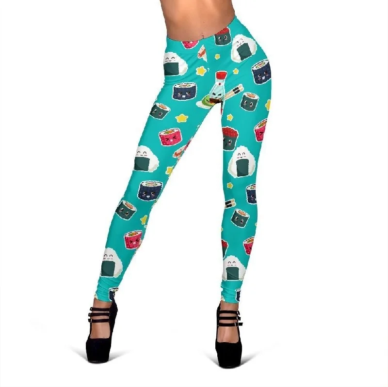 Sushi Print Pattern Women Leggings